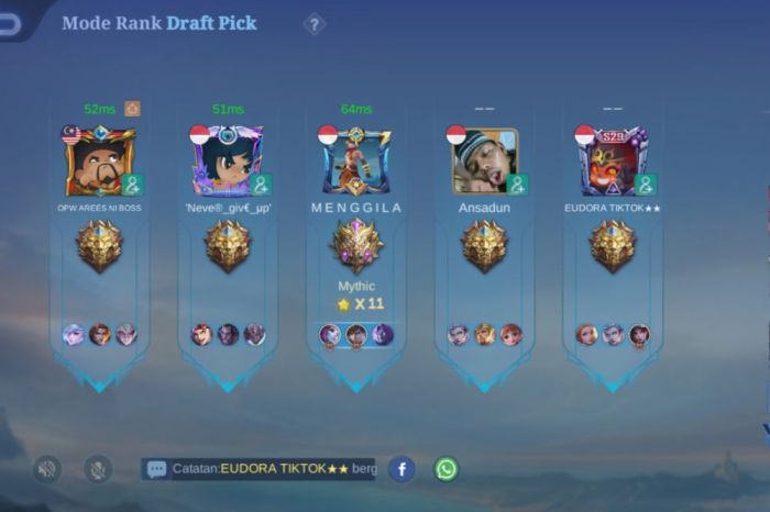 Cara Cepat Naik Rank di Mobile Legends