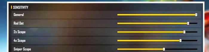 Rekomendasi Setting Sensitivitas FF ala Top Global