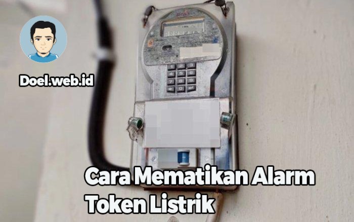 Cara mematikan alarm token listrik - YouTube Trik Aktifkan Alarm Gadget Saat Diambil Orang